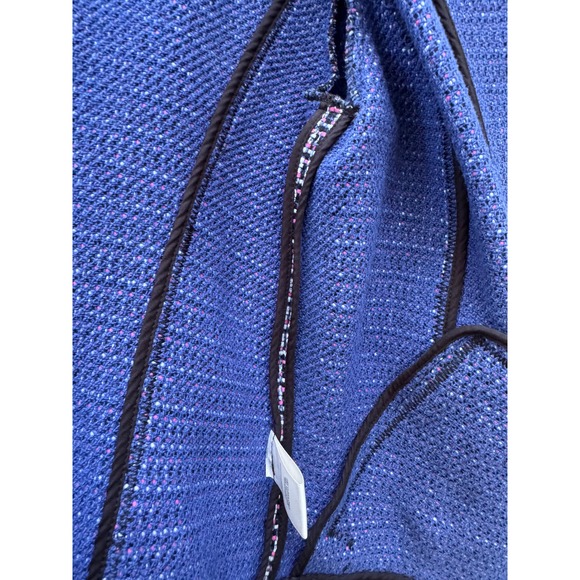 Rebecca Taylor Women's Tweed Jacket Pink & Blue Size 10 - Picture 8 of 9